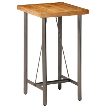 vidaXL Τραπέζι Μπαρ 60x60x107cm από Μασίφ Ανακυκλωμένο Ξύλο Teak 1 τεμ.
