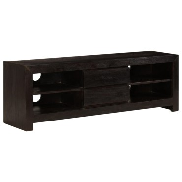 vidaXL Έπιπλο Τηλεόρασης Σκούρο Καφέ 120x30x40cm Μασίφ Ξύλο Ακακίας