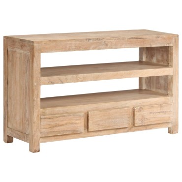 vidaXL Έπιπλο Τηλεόρασης Ανοιχτό Καφέ 90x30x55cm Μασίφ Ξύλο Ακακίας