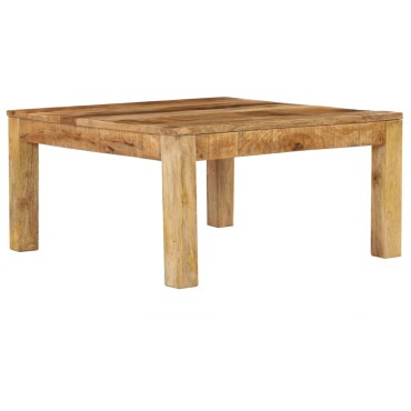 vidaXL Τραπεζάκι Σαλονιού 80x80x40cm από Μασίφ Ξύλο Μάνγκο 1 τεμ.