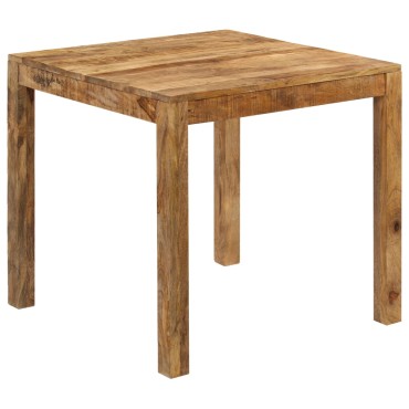 vidaXL Τραπεζαρία 82x80x76cm από Μασίφ Ξύλο Μάνγκο 1 τεμ.