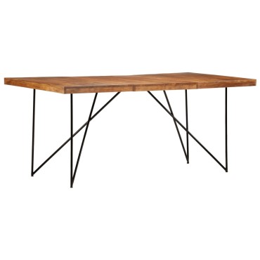 vidaXL Τραπεζαρία 180x90x76cm από Μασίφ Ξύλο Ακακίας 1 τεμ.