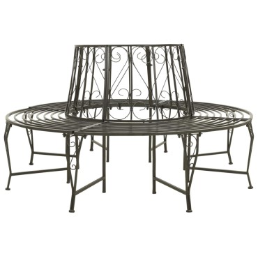 vidaXL Παγκάκι Δέντρου Ατσάλινο 160x89cm 1 τεμ.