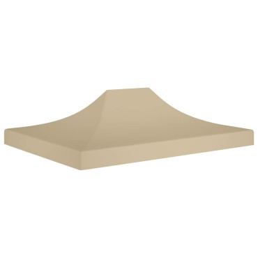 vidaXL Κάλυμμα Τέντας Εκδηλώσεων Μπεζ 4 x 3 μ. 270 γρ/μ²