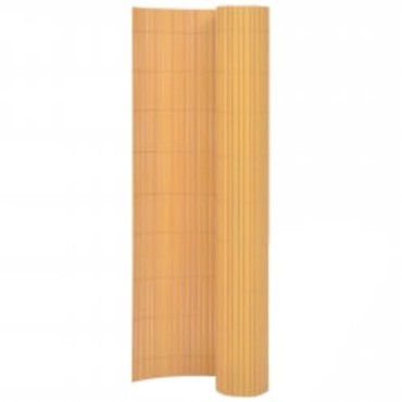 vidaXL Περίφραξη Κήπου Διπλής Όψης Κίτρινη 110x300cm