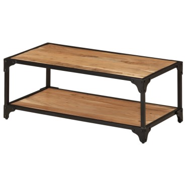 vidaXL Τραπεζάκι Σαλονιού 90x45x35cm από Μασίφ Ξύλο Ακακίας 1 τεμ.