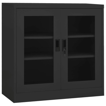 vidaXL Ντουλάπα Γραφείου Ανθρακί 90x40x90cm Ατσάλινη 1 τεμ.