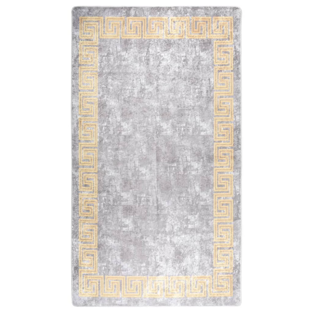 vidaXL Χαλί Πλενόμενο Αντιολισθητικό Γκρι 190x300cm