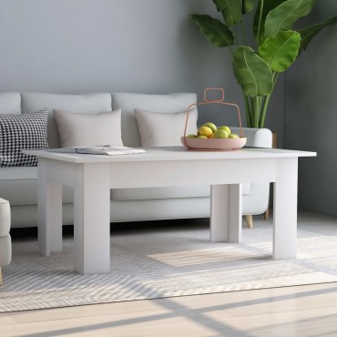 vidaXL Τραπεζάκι Σαλονιού Λευκό 100x60x42cm από Επεξ. Ξύλο 1 τεμ.