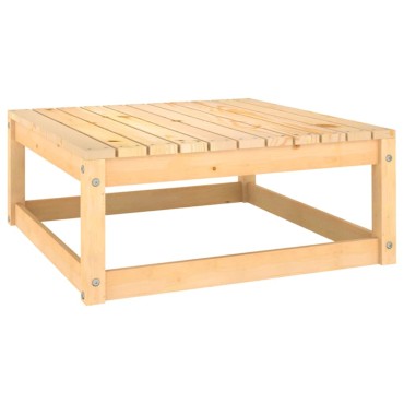 vidaXL Υποπόδιο Κήπου 70x70x30cm από Μασίφ Ξύλο Πεύκου 1 τεμ. Γωνιακός