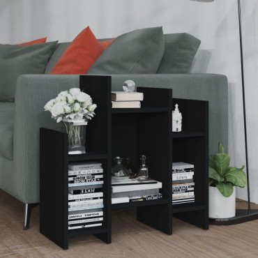 vidaXL Βοηθητικό Ντουλάπι Μαύρο 60x26x60cm από Επεξ. Ξύλο 1 τεμ.