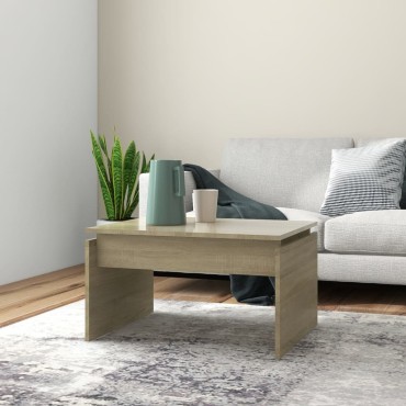 vidaXL Τραπεζάκι Σαλονιού Sonoma Δρυς 68x50x38cm από Επεξ. Ξύλο 1 τεμ.