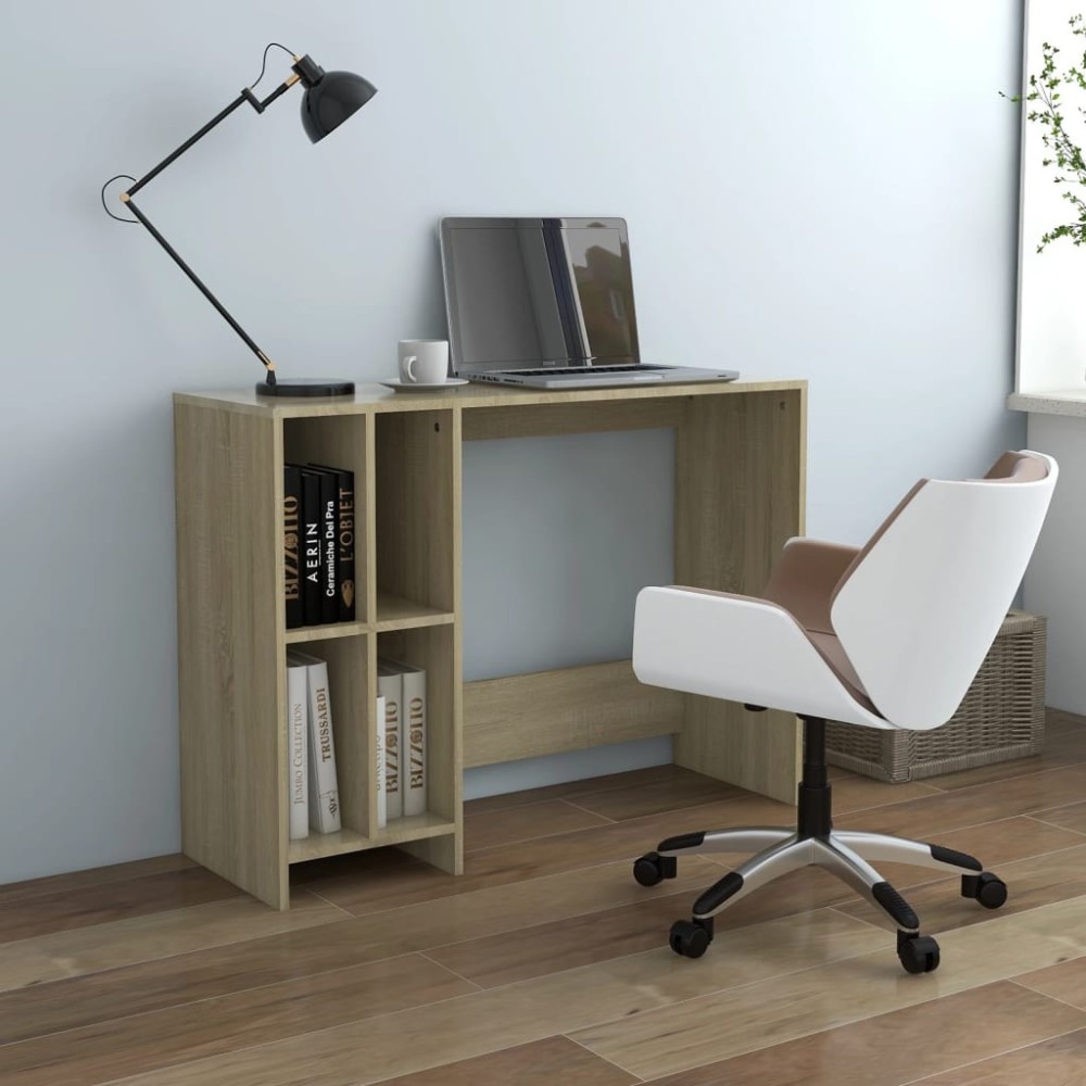 vidaXL Γραφείο Notebook Sonoma Oak 102,5x35x75cm από Επεξ. Ξύλο 1 τεμ.