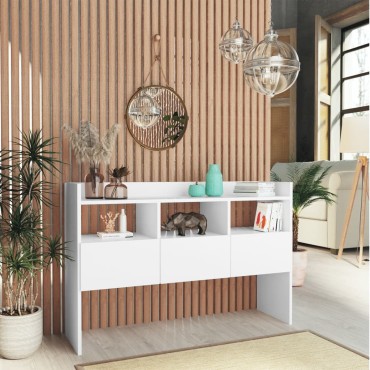 vidaXL Μπουφές Λευκός 105x30x70cm από Επεξ. Ξύλο 1 τεμ.