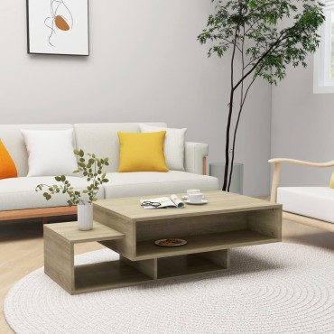 vidaXL Τραπεζάκι Σαλονιού Sonoma Δρυς 105x55x32cm από Επεξ. Ξύλο 1 τεμ.