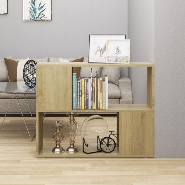vidaXL Έπιπλο Τηλεόρασης Sonoma Δρυς 80x24x63cm από Μοριοσανίδα