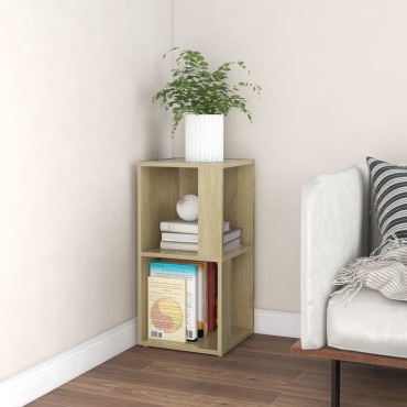 vidaXL Ντουλάπι Γωνιακό Sonoma Δρυς 33x33x67cm από Επεξ. Ξύλο 1 τεμ.