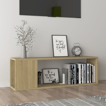 vidaXL Έπιπλο Τηλεόρασης Sonoma Δρυς 100x24x32cm Επεξεργ. Ξύλο