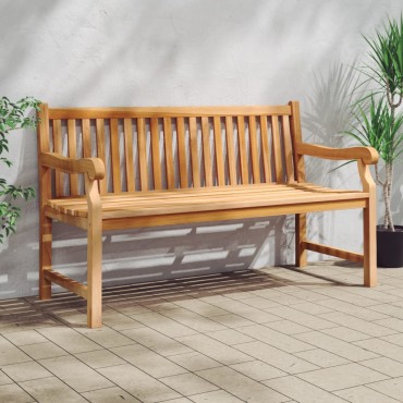 vidaXL Παγκάκι Κήπου από Μασίφ Ξύλο Teak 150x69x92cm 1 τεμ.