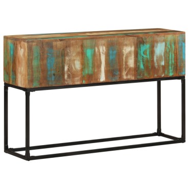 vidaXL Τραπέζι Κονσόλα 120x30x75cm από Μασίφ Ανακυκλωμένο Ξύλο 1 τεμ.
