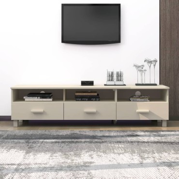 vidaXL Έπιπλο Τηλεόρασης HAMAR Μελί 158x40x40cm Μασίφ Ξύλο Πεύκου
