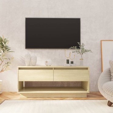 vidaXL Έπιπλο Τηλεόρασης Sonoma Δρυς 102x41x44cm Επεξ. Ξύλο