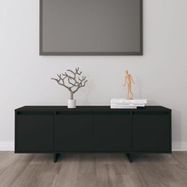vidaXL Έπιπλο Τηλεόρασης Μαύρο 120x30x40,5cm Επεξεργ. Ξύλο