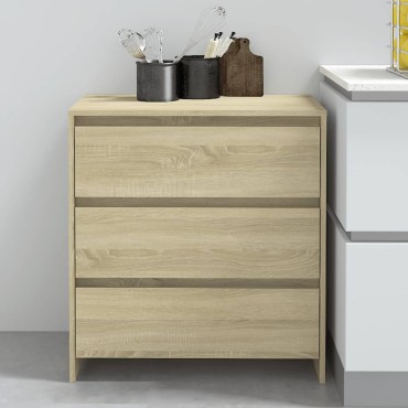 vidaXL Μπουφές Sonoma Δρυς 70x41x75cm από Επεξεργασμένο Ξύλο 1 τεμ.