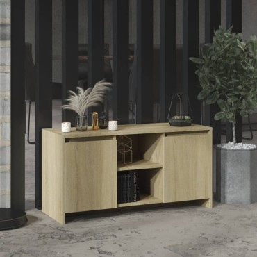 vidaXL Έπιπλο Τηλεόρασης Sonoma Δρυς 102x37,5x52,5cm Επεξεργ. Ξύλο