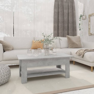 vidaXL Τραπεζάκι Σαλονιού Γκρι Σκυρ. 102x55x42cm Επεξεργασμένο Ξύλο 1 τεμ.