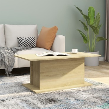 vidaXL Τραπεζάκι Σαλονιού Sonoma Δρυς 102x55,5x40cm Επεξεργ. Ξύλο 1 τεμ.