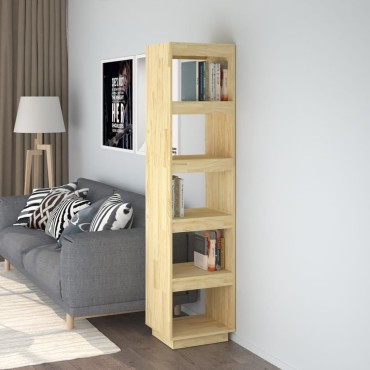 vidaXL Βιβλιοθήκη/Διαχωριστικό Χώρου 40x35x167cm Μασίφ Ξύλο Πεύκου 1 τεμ.