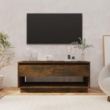 vidaXL Έπιπλο Τηλεόρασης Καπνιστή Δρυς 102x41x44cm Επεξ. Ξύλο