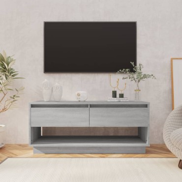 vidaXL Έπιπλο Τηλεόρασης Γκρι Sonoma 102x41x44cm από Επεξεργ. Ξύλο