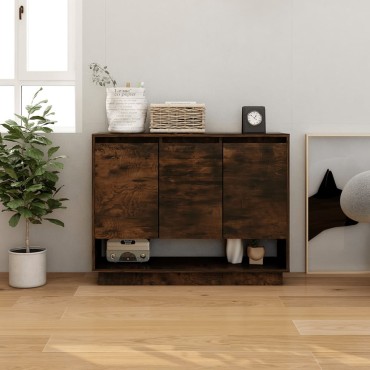 vidaXL Συρταριέρα Καπνιστή Δρυς 97x31x75cm από Επεξεργ. Ξύλο 1 τεμ.