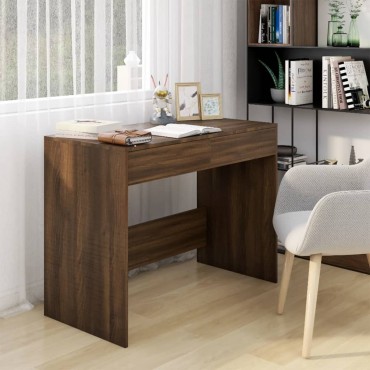vidaXL Γραφείο Καφέ Δρυς 101x50x76,5cm από Επεξεργασμένο Ξύλο 1 τεμ.