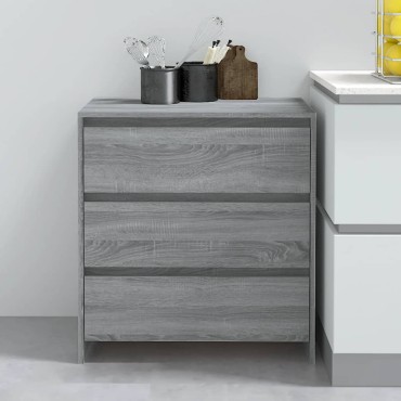 vidaXL Μπουφές Γκρι Sonoma 70x41x75cm από Επεξεργασμένο Ξύλο 1 τεμ.