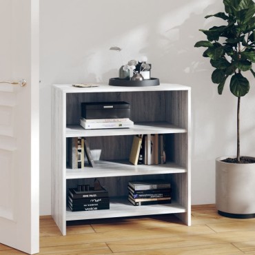 vidaXL Ραφιέρα Γκρι Sonoma 70x40,5x75cm από Μοριοσανίδα 1 τεμ.