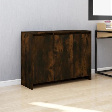 vidaXL Μπουφές Καπνιστή Δρυς 102x33x75cm Επεξεργασμένο Ξύλο 1 τεμ.