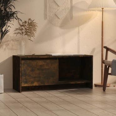 vidaXL Έπιπλο Τηλεόρασης Καπνιστή Δρυς 90x35x40cm Επεξ. Ξύλο