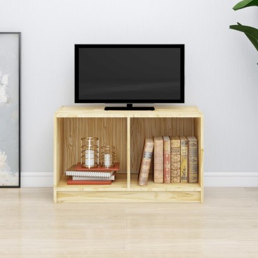 vidaXL Έπιπλο Τηλεόρασης 70x33x42cm από Μασίφ Ξύλο Πεύκου