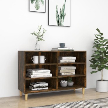 vidaXL Ραφιέρα Καπνιστή Δρυς 103,5x35x70cm από Επεξεργ. Ξύλο 1 τεμ.