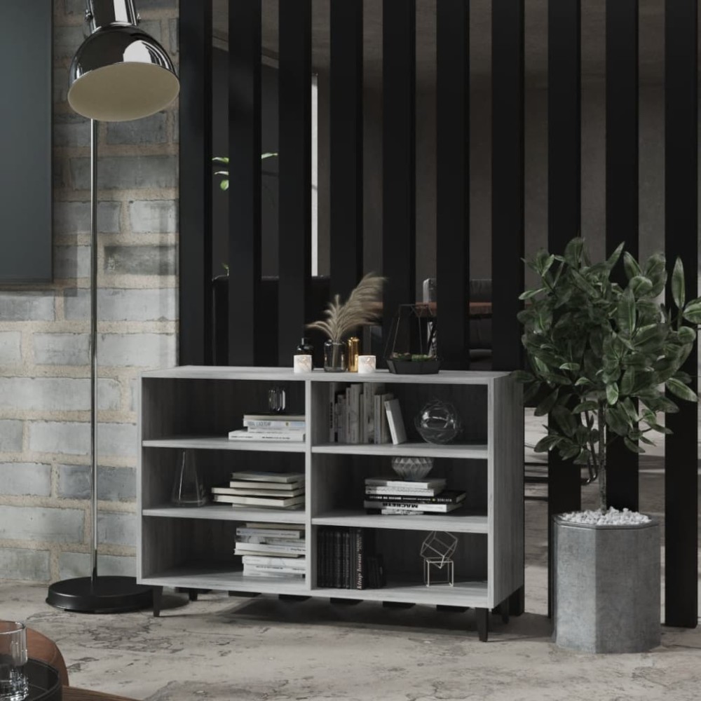 vidaXL Ραφιέρα Γκρι Sonoma 103,5x35x70cm από Επεξεργασμένο Ξύλο 1 τεμ.