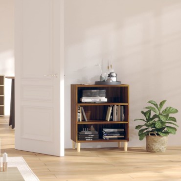 vidaXL Ραφιέρα Καφέ Δρυς 57x35x70cm από Επεξεργασμένο Ξύλο 1 τεμ.