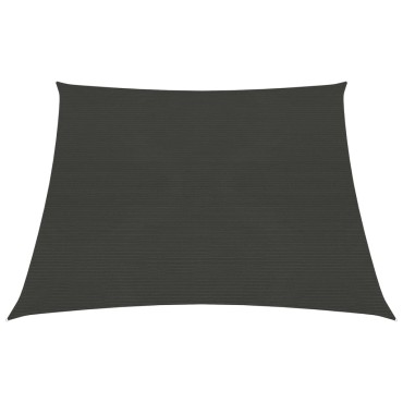 vidaXL Πανί Σκίασης Ανθρακί 3/4 x 3 μ. από HDPE 160 γρ./μ²