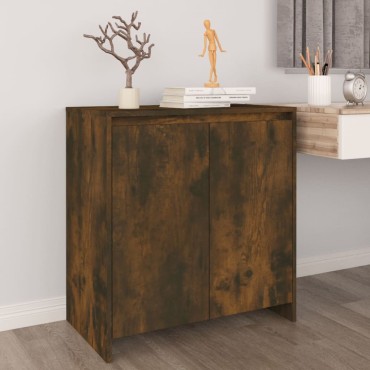 vidaXL Μπουφές Καπνιστή Δρυς 70x41x75cm από Επεξεργασμένο Ξύλο 1 τεμ.