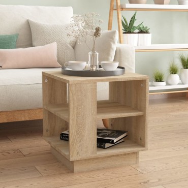 vidaXL Τραπεζάκι Σαλονιού Sonoma Δρυς 40x40x43cm Επεξεργασμένο Ξύλο 1 τεμ.