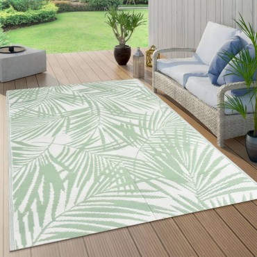 vidaXL Χαλί εξωτερικού χώρου ARAKIL Πράσινο 120x180 cm PP