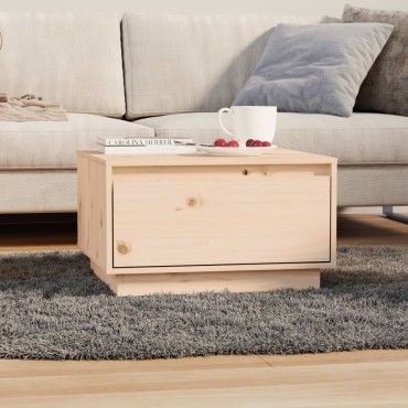 vidaXL Τραπεζάκι Σαλονιού 55x56x32cm από Μασίφ Ξύλο Πεύκου 1 τεμ.