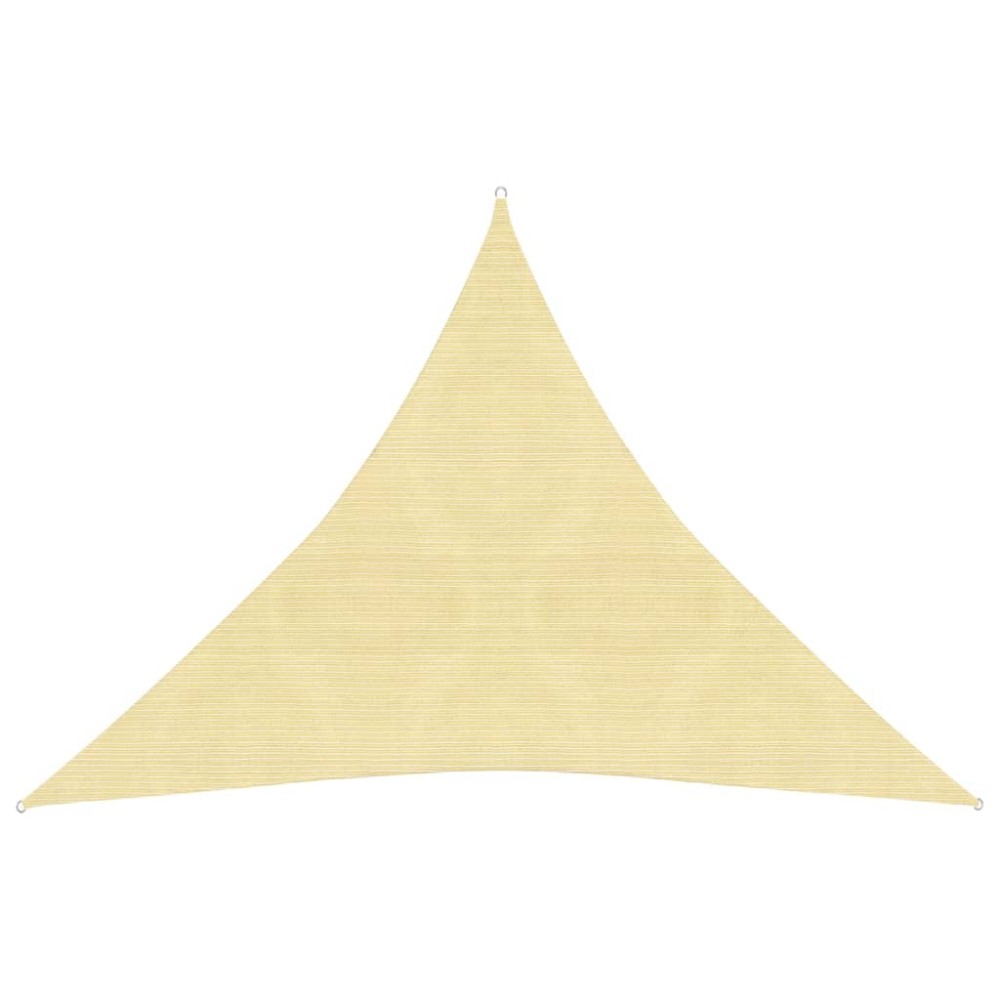 vidaXL Πανί Σκίασης Μπεζ 4,5 x 4,5 x 4,5 μ. από HDPE 160 γρ./μ²